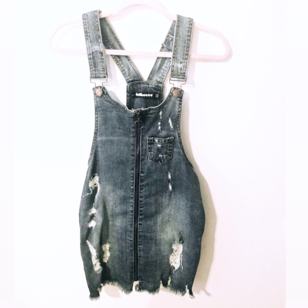Jean skirt overall